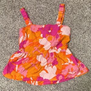 Bright Floral Tank Top